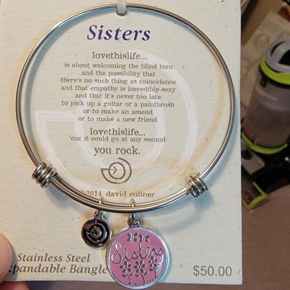 Love this life sister bracelet